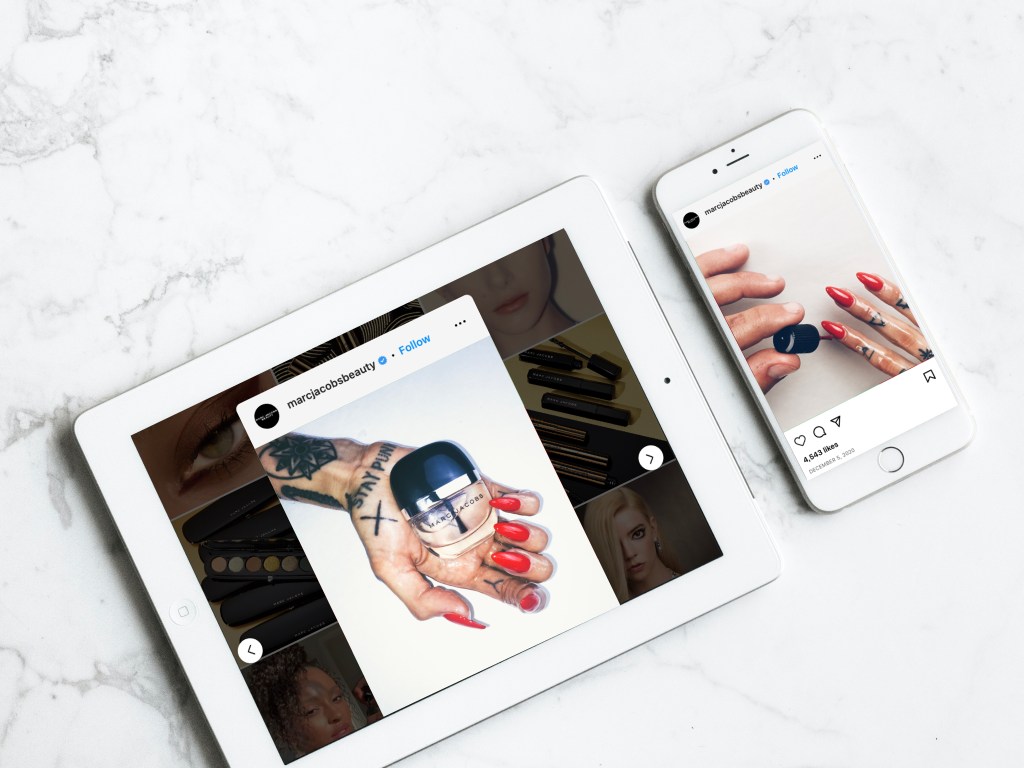 Marc Jacobs Beauty Social Media Editorial by Christina Rinaldi