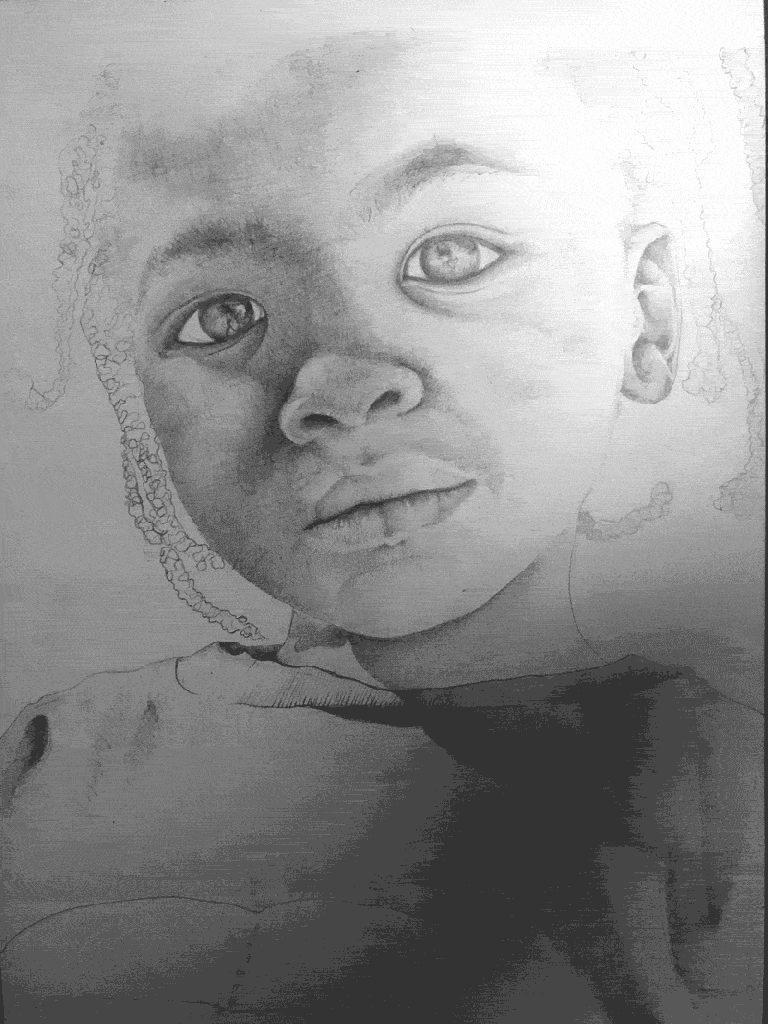 Drawing of Brooklyn Youth by Christina Rinaldi